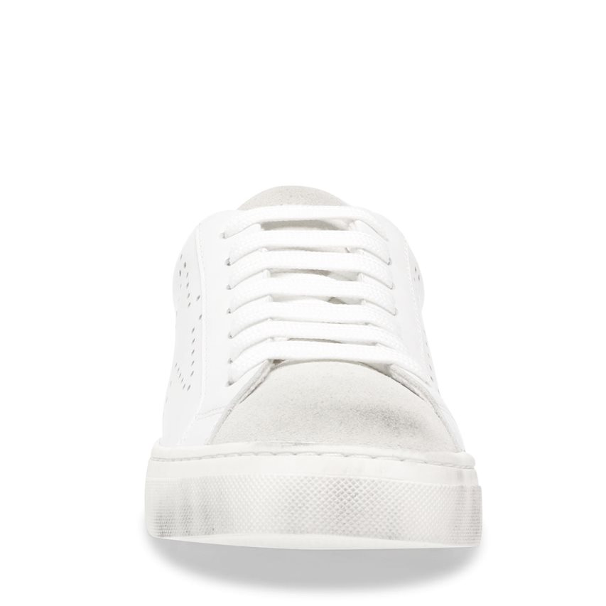 White Steve Madden Rezza Women's Sneakers | PH 0261DP16